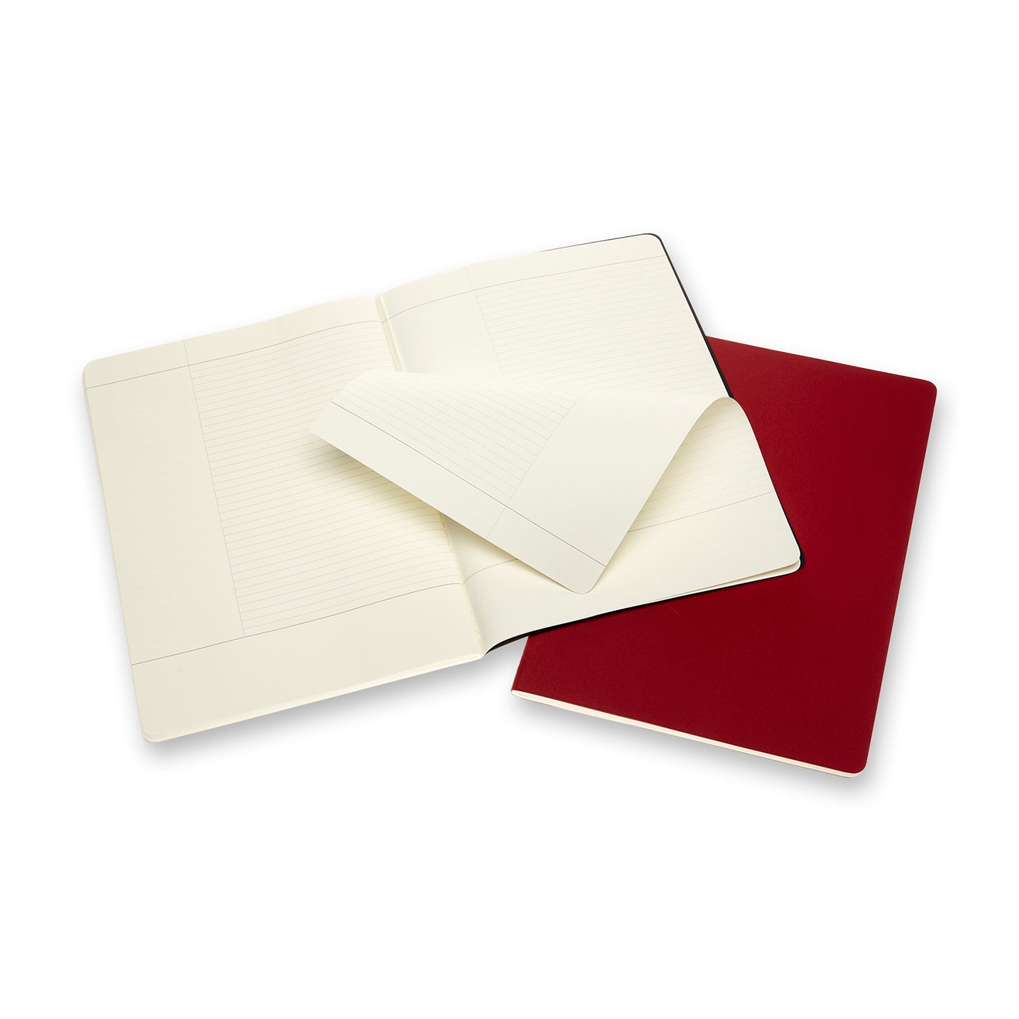 Cahier Subject A4 - Preto/Vermelho