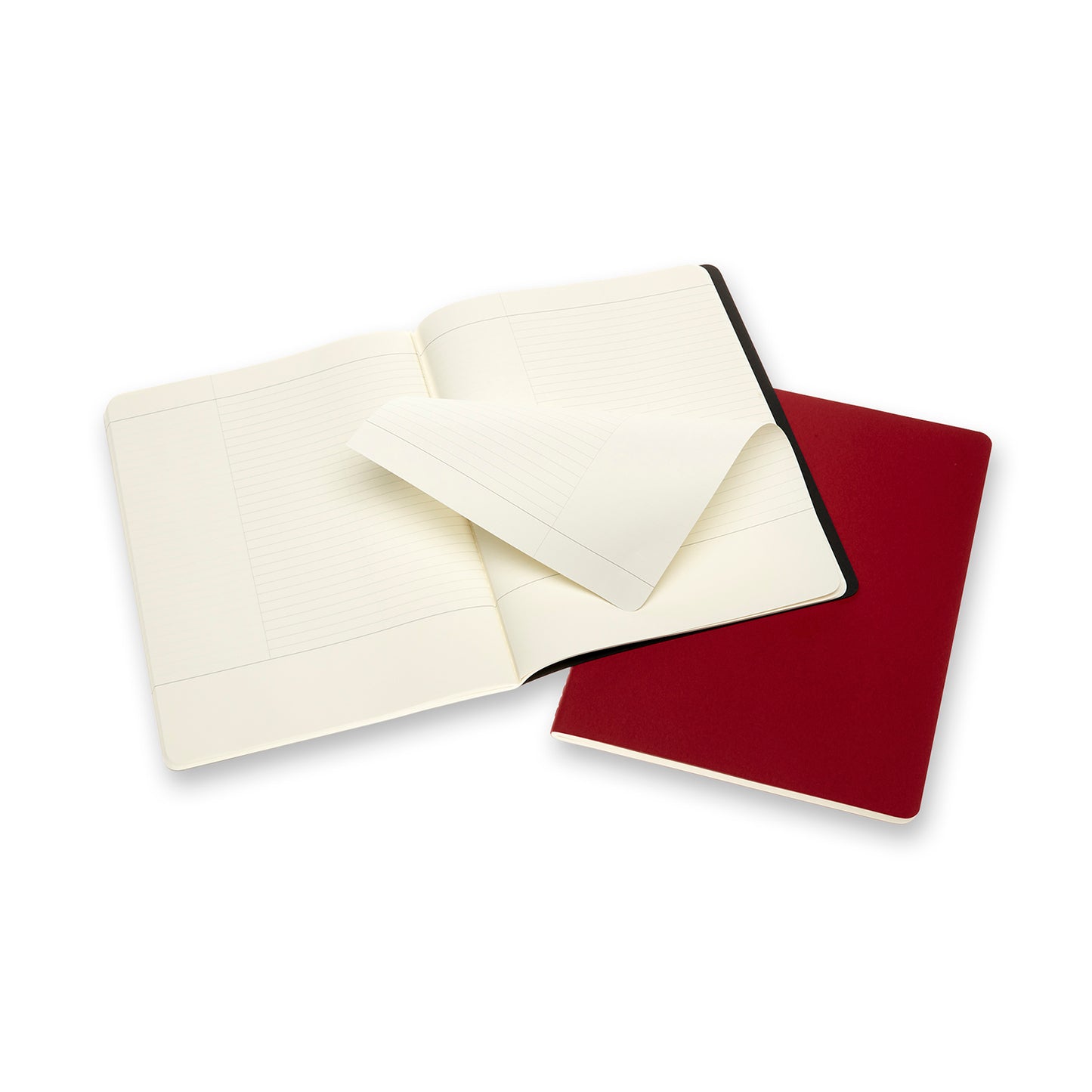 Cahier Subject XL - Preto/Vermelho