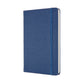 Caderno Clássico em Couro Premium - Azul