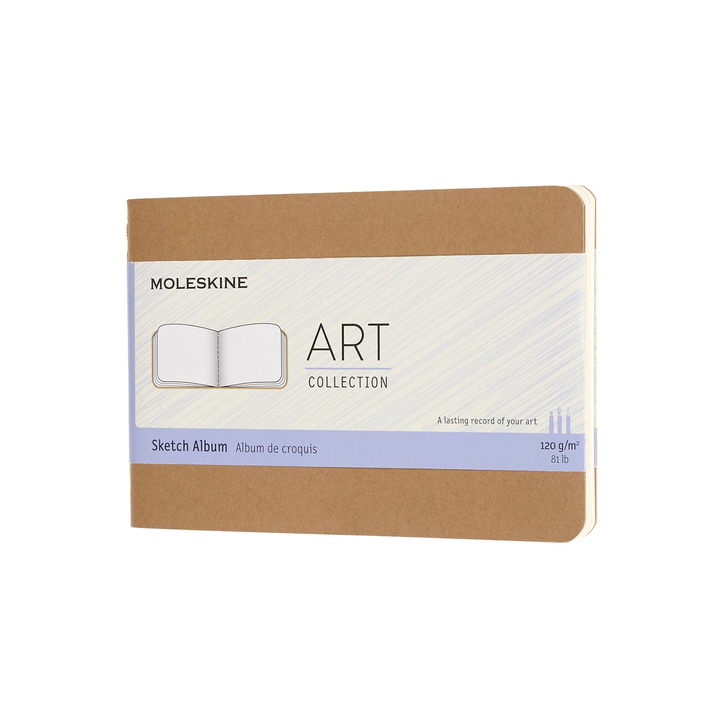 Cahier de Desenho Kraft
