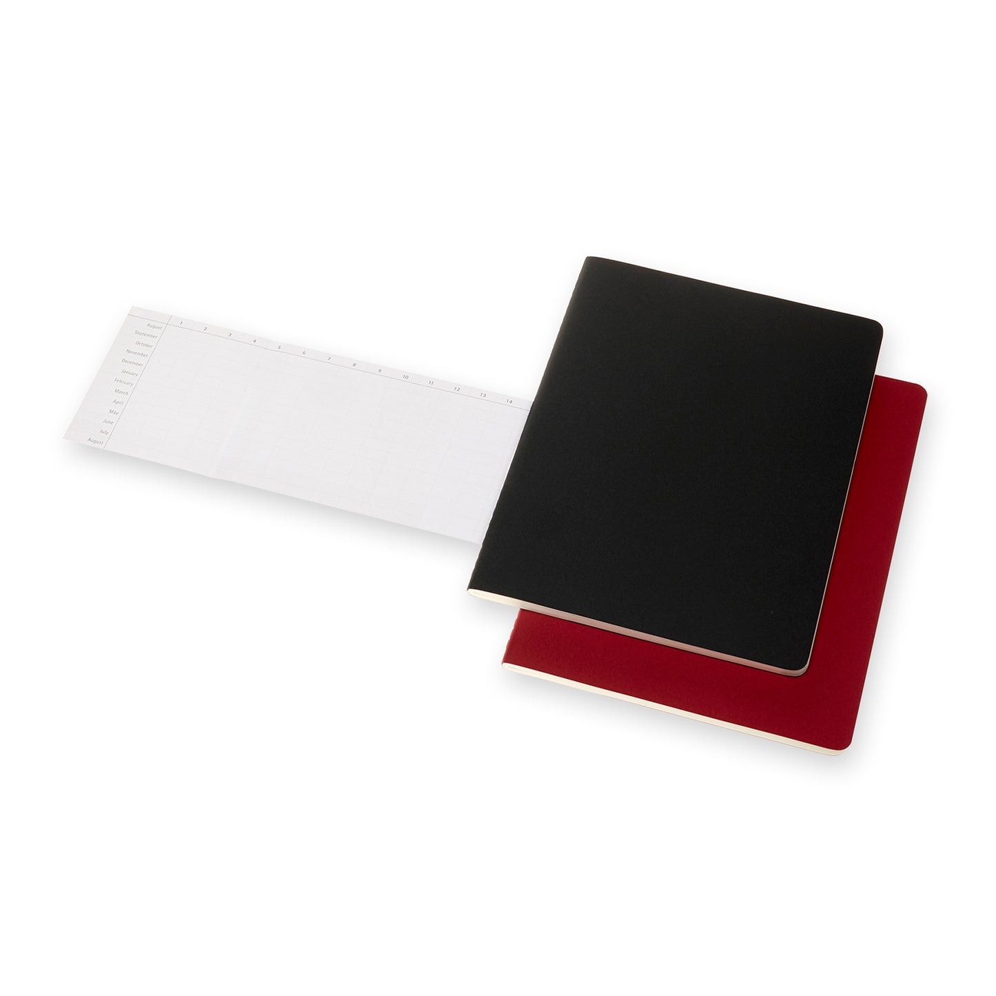 Cahier Subject XL - Preto/Vermelho