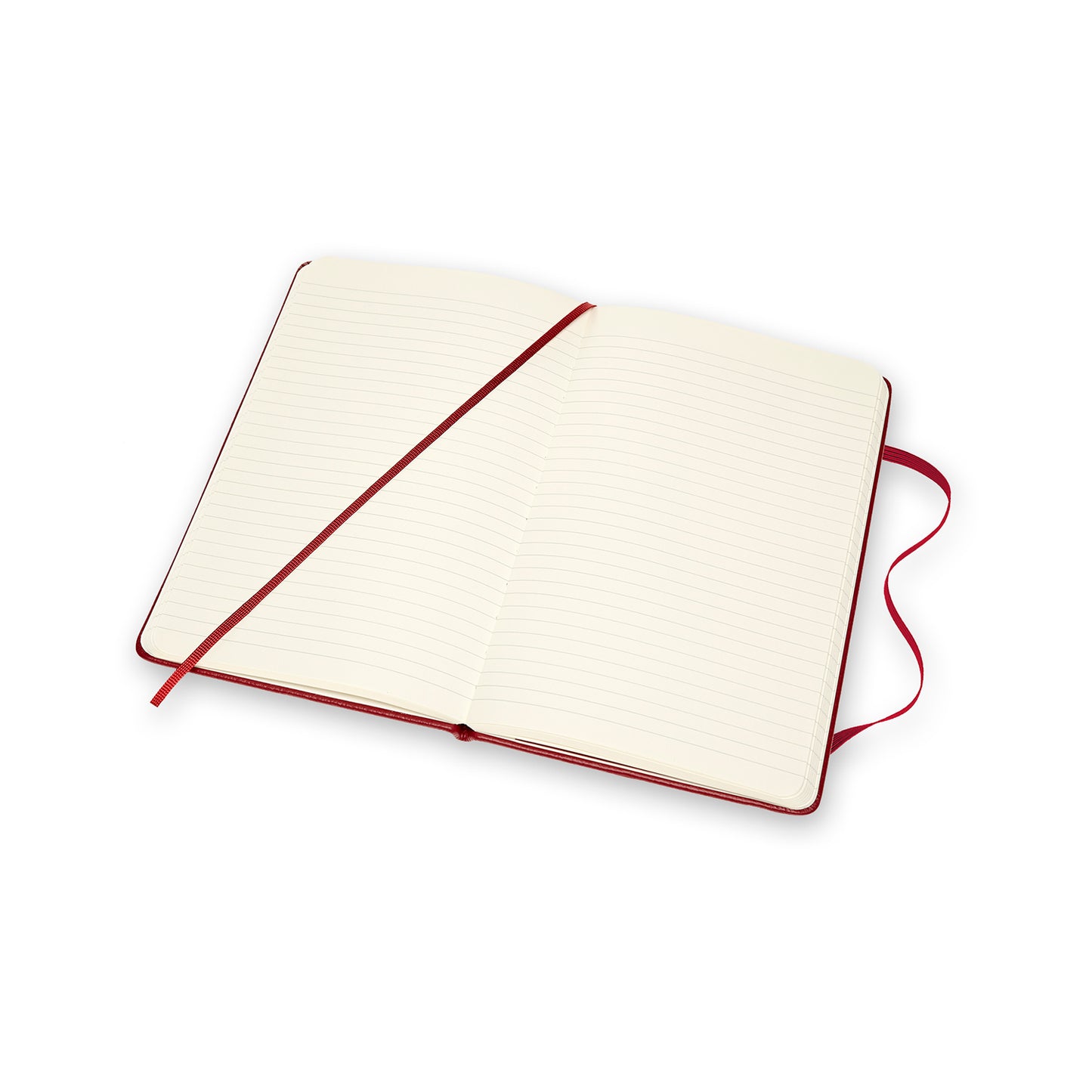 Caderno Clássico em Couro Premium - Vermelho