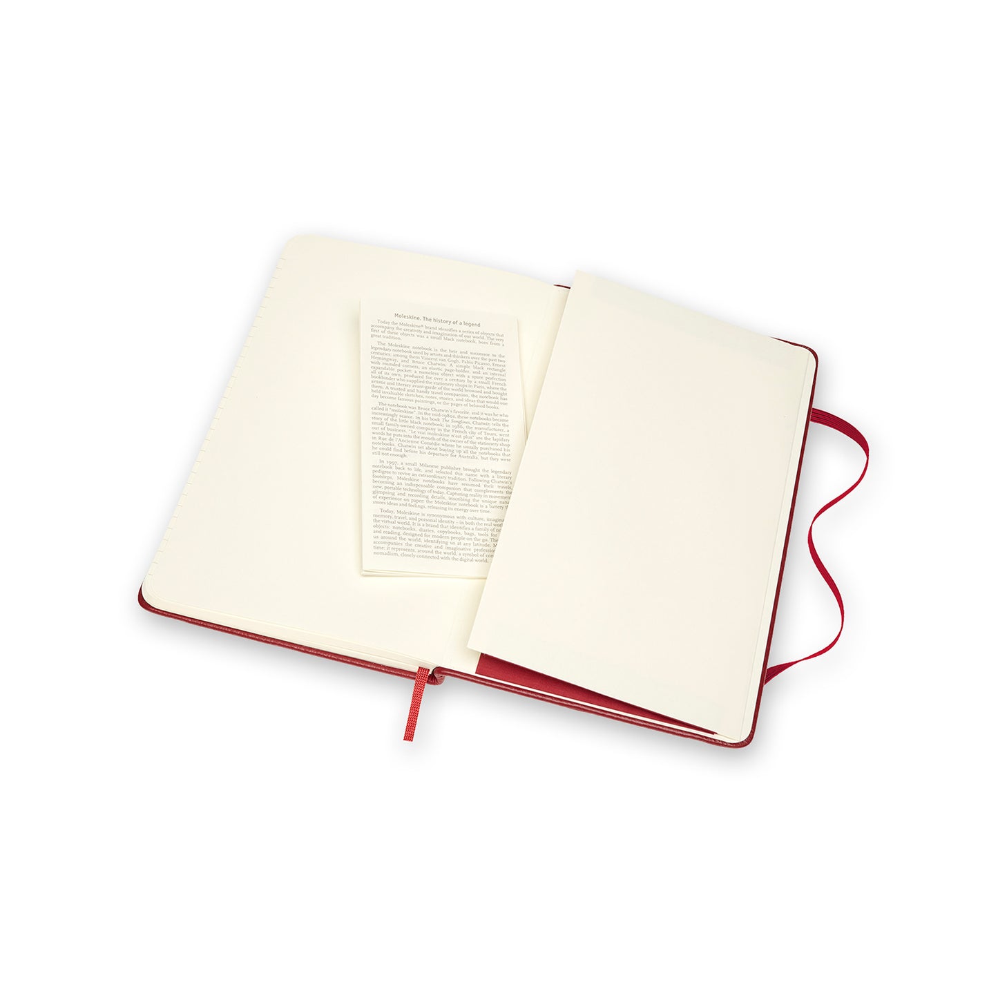 Caderno Clássico em Couro Premium - Vermelho