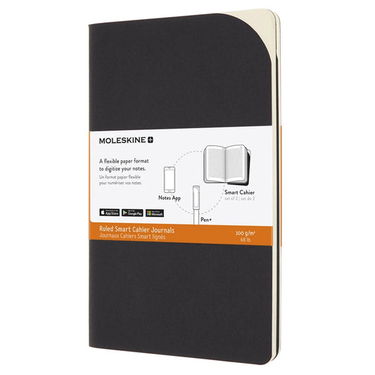 Smart Cahier Pautado - Capa Preta