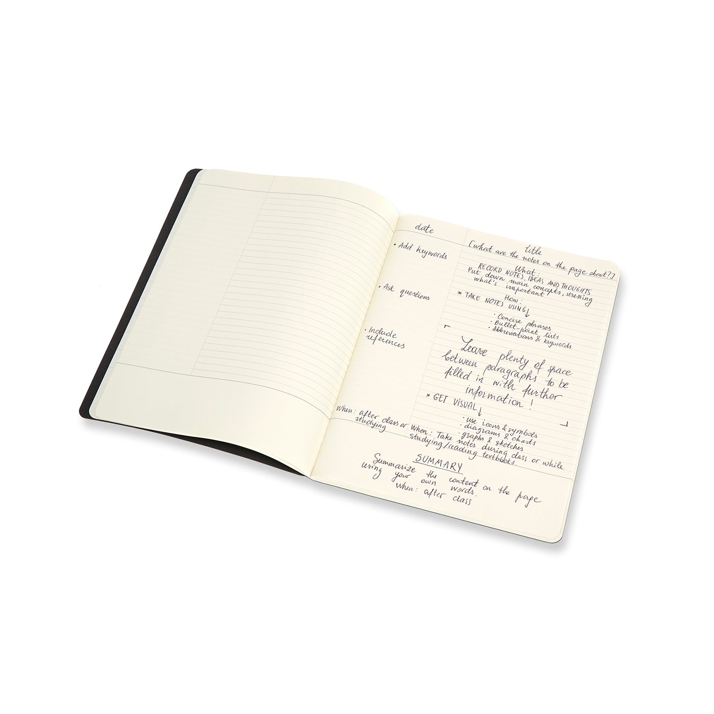 Cahier Subject A4 - Preto/Vermelho