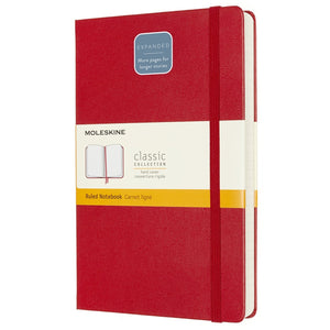 Caderno Clássico Expanded (400 páginas) - Vermelho Escarlate