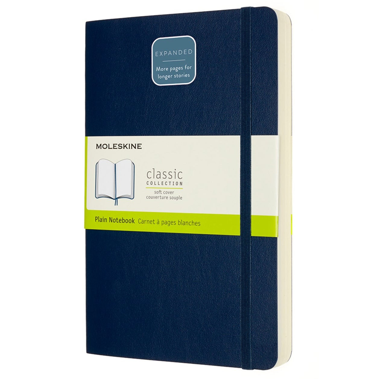 Caderno Soft Expanded (400 páginas) - Azul Safira
