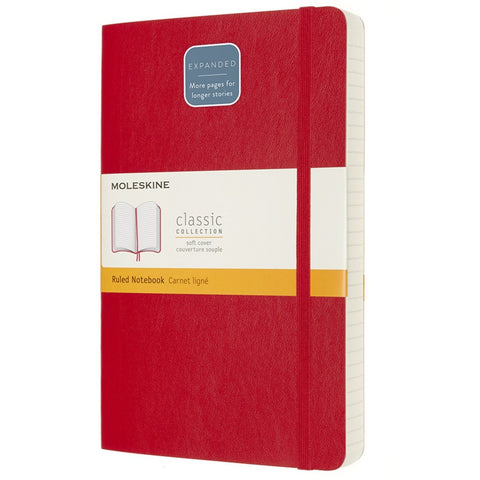 Caderno Soft Expanded (400 páginas) - Vermelho Escarlate