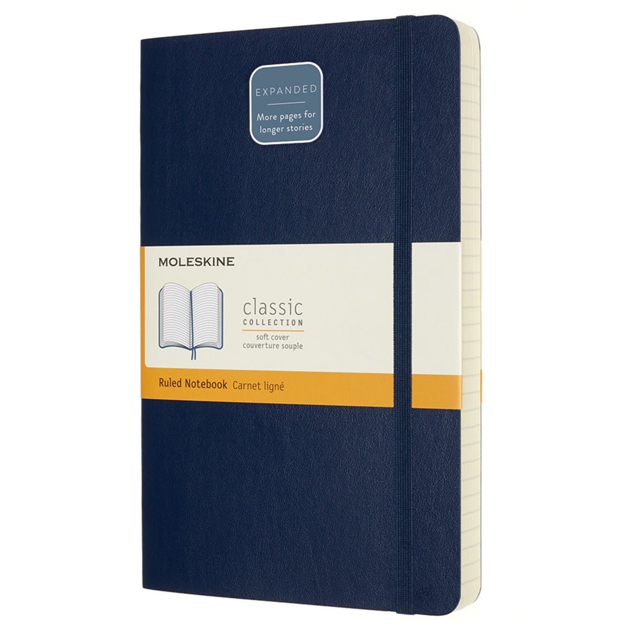 Caderno Soft Expanded (400 páginas) - Azul Safira