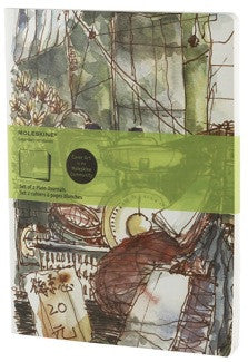 Cahier Cover Art Paul Wang - Conjunto de 2 cadernos