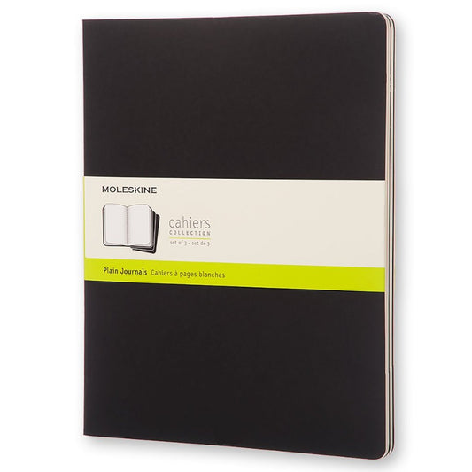 Cahier XXL Preto - Conjunto de 3 cadernos