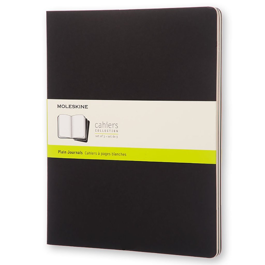 Cahier XXL Preto - Conjunto de 3 cadernos