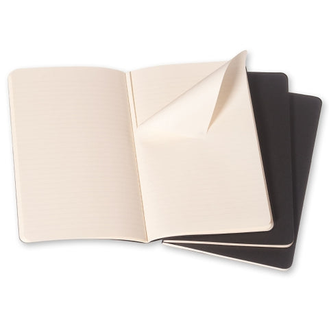 Cahier Preto - Conjunto de 3 cadernos