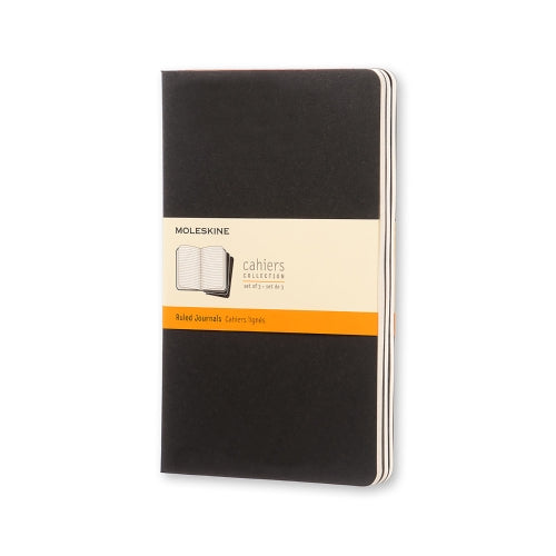 Cahier Preto - Conjunto de 3 cadernos