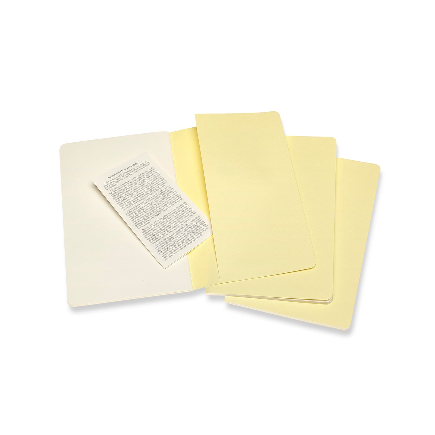 Cahier Amarelo Tranquilo - Conjunto de 3 cadernos