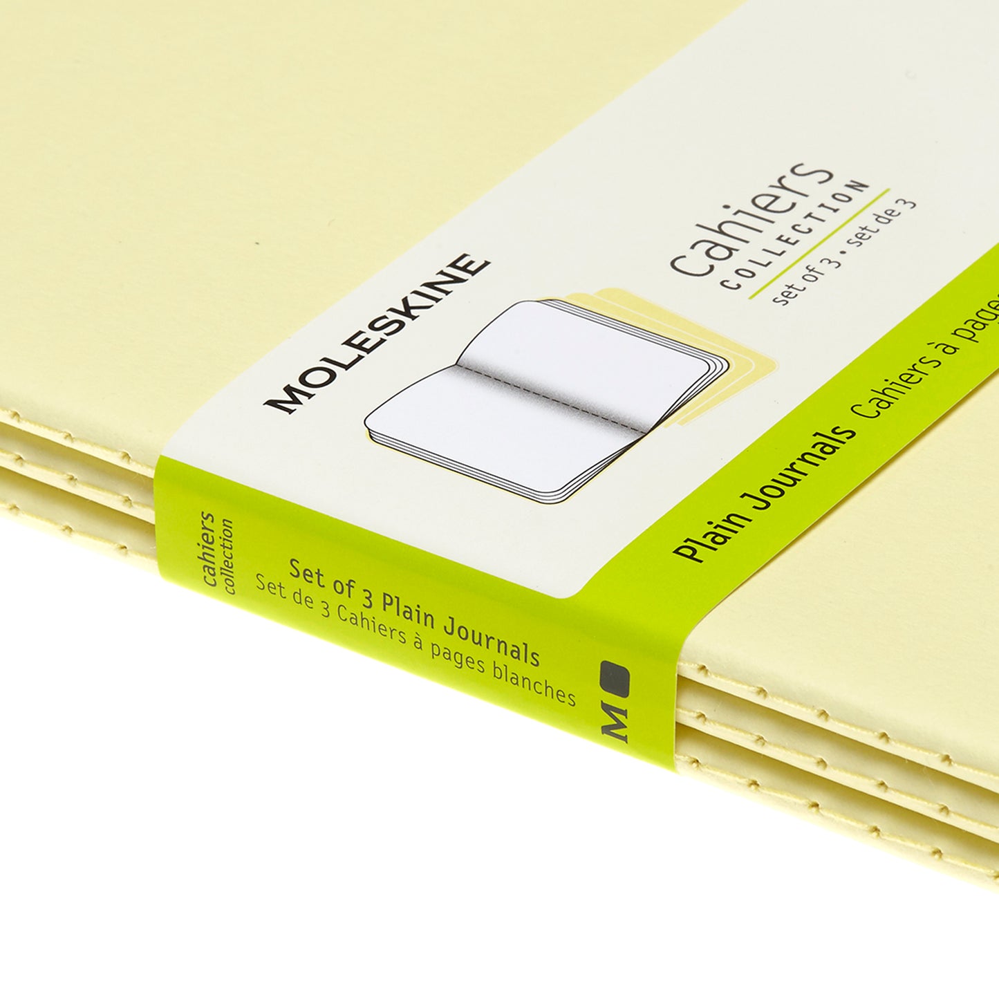 Cahier Amarelo Tranquilo - Conjunto de 3 cadernos