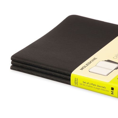 Cahier Preto - Conjunto de 3 cadernos