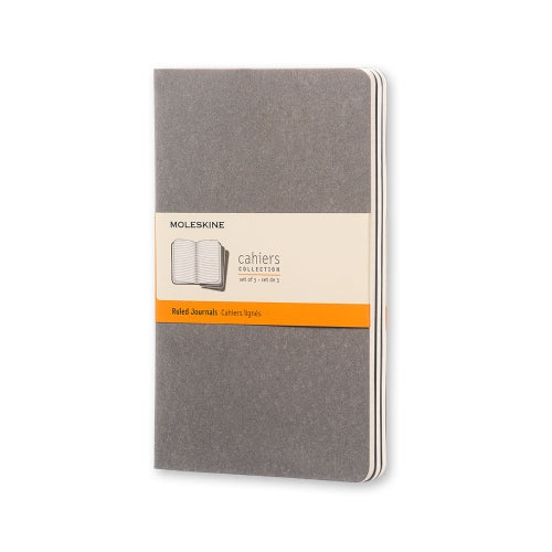Cahier Cinza - Conjunto de 3 cadernos