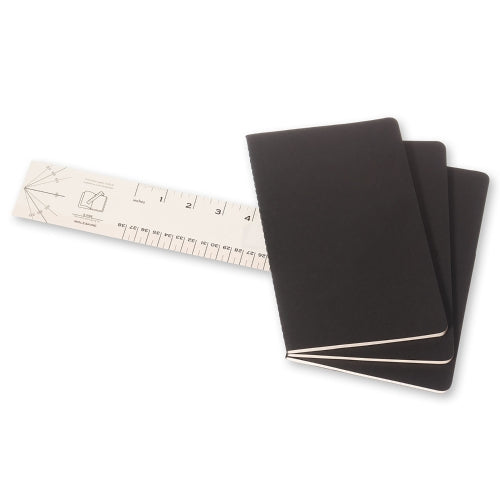 Cahier Preto - Conjunto de 3 cadernos