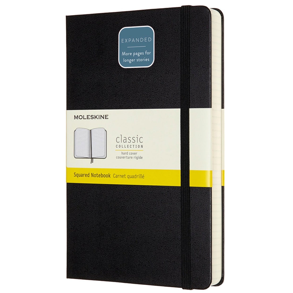 Caderno Clássico Expanded (400 páginas) - Preto