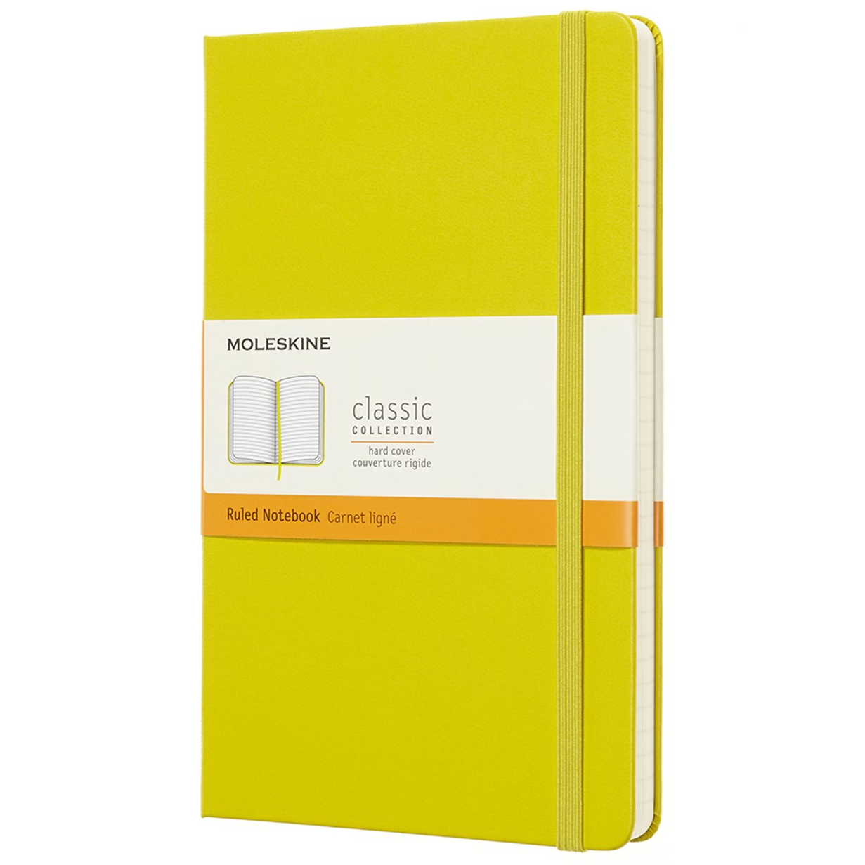 Caderno Clássico Amarelo Limão