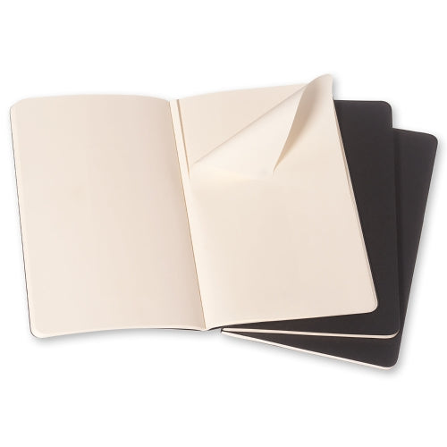 Cahier Preto - Conjunto de 3 cadernos