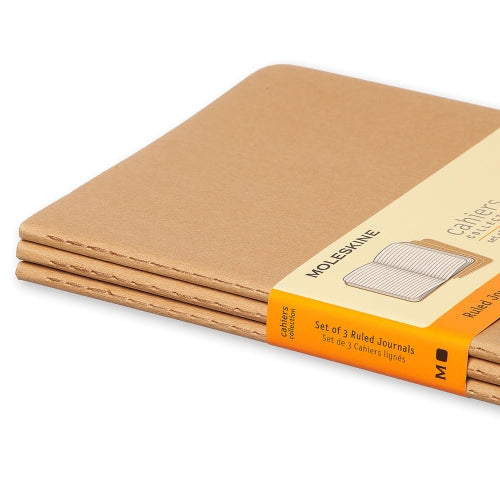 Cahier Kraft - Conjunto de 3 cadernos