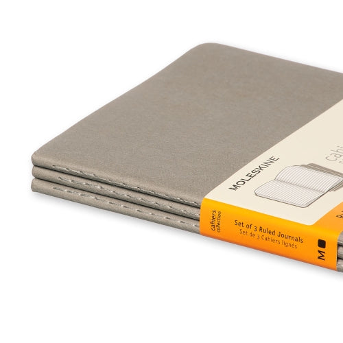 Cahier Cinza - Conjunto de 3 cadernos