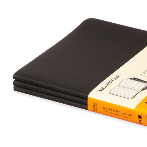 Cahier Preto - Conjunto de 3 cadernos