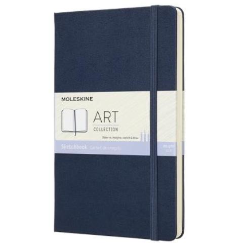 Caderno de Desenho - Azul Safira