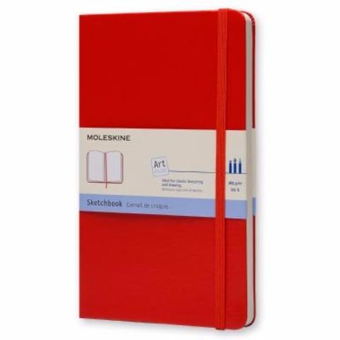 Caderno de Desenho - Vermelho