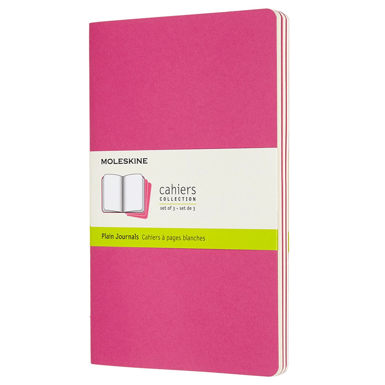Cahier Rosa Cinético - Conjunto de 3 cadernos