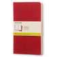 Cahier Vermelho - Conjunto de 3 cadernos