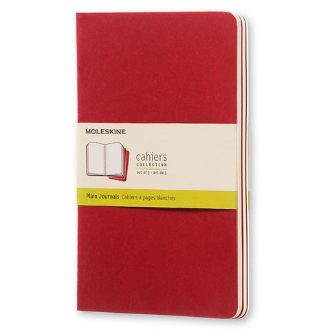 Cahier Vermelho - Conjunto de 3 cadernos