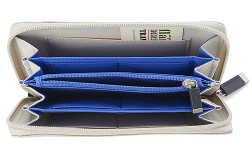 Carteira myCloud Zip - Bege